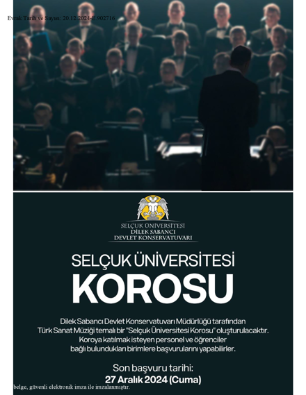 Selçuk Üniversitesi Korosu